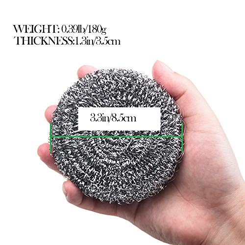 STONCEL-24Pcs-Stainless-Steel-Scourer-Dish-Bowl-Cleaning-Sponges-Scrubbers-Steel-Wool-Scrubber-Metal-Sponge-for-Kitchens-Cleaning-Tool-Pot-Scrubber-for-Tough-Kitchen-Cleaning