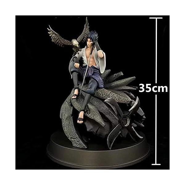 Wjlvn Charakter Animation Modell Naruto GK Uchiha Sasuke Jane Geschnitzter Adler Team End Valley Statue Modell Box Figur… – Bild 3