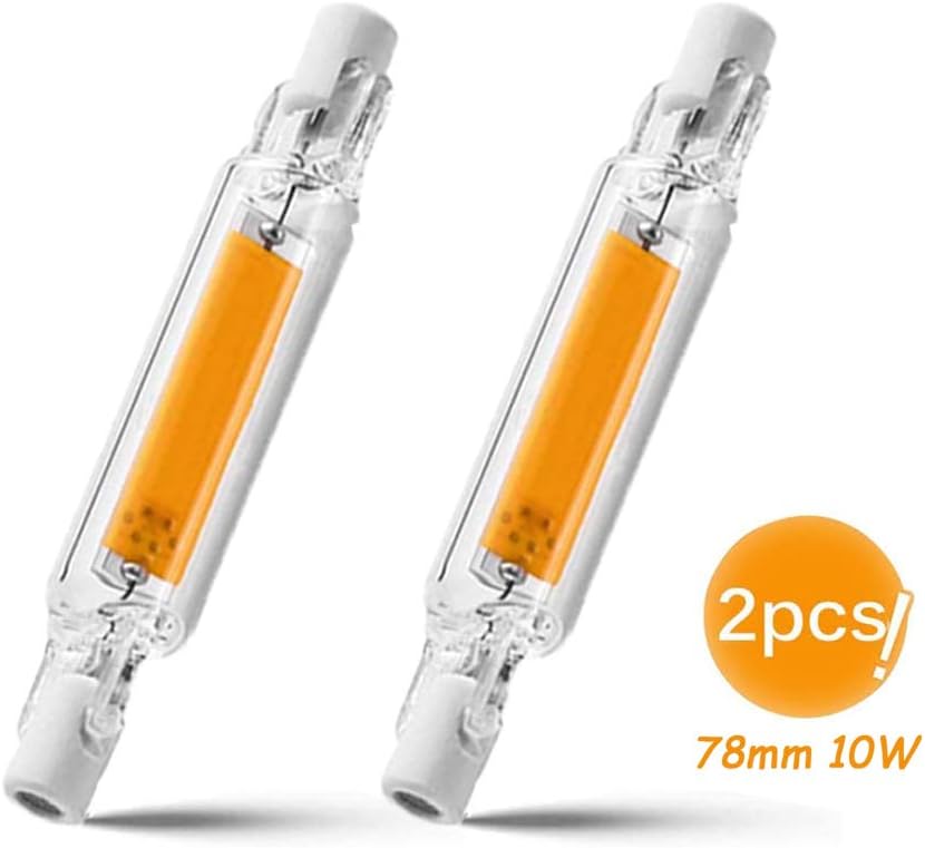 R7S 78mm LED-lamp 10W J78 Dimbare COB 