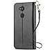 J&D Case Compatible for Xperia L2 Case, [Wallet Stand] [Slim Fit] Heavy Duty Protective Shock Resistant Flip Cover Wallet Case for Sony Xperia L2 Wallet Case - [NOT for Sony Xperia L1] - Black
