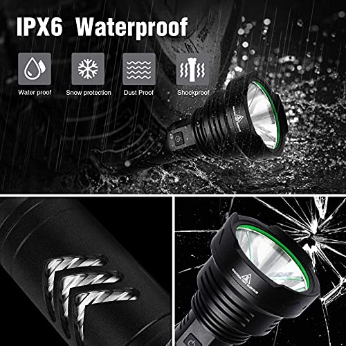 Lylting USB Rechargeable Led Flashlight, 100000 Lumens Super Bright