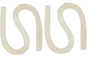 PATIKIL 240pcs Quilling Strips Paper 3/16"(5mm) 21"(54cm) Origami Paper Quilling Strip for Art DIY Hand Craft Christmas, Beige