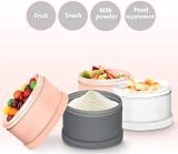 Queta Portable Infant Milk Dispenser 4 Layer 480ml Pink Stackable Boxes view 4