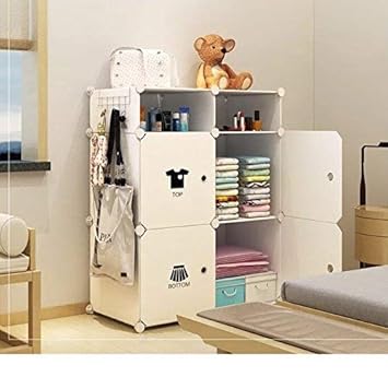 House of Quirk Portable Storage Organizer, Modular Cabinet for Space Saving, Shoe Rack Ideal for Clothes, Toiletries, Accessories, Shoes & More