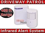 Driveway Parking Patrol Sensor and Receiver Kit - Wireless up to 400ft -by Unique Imports