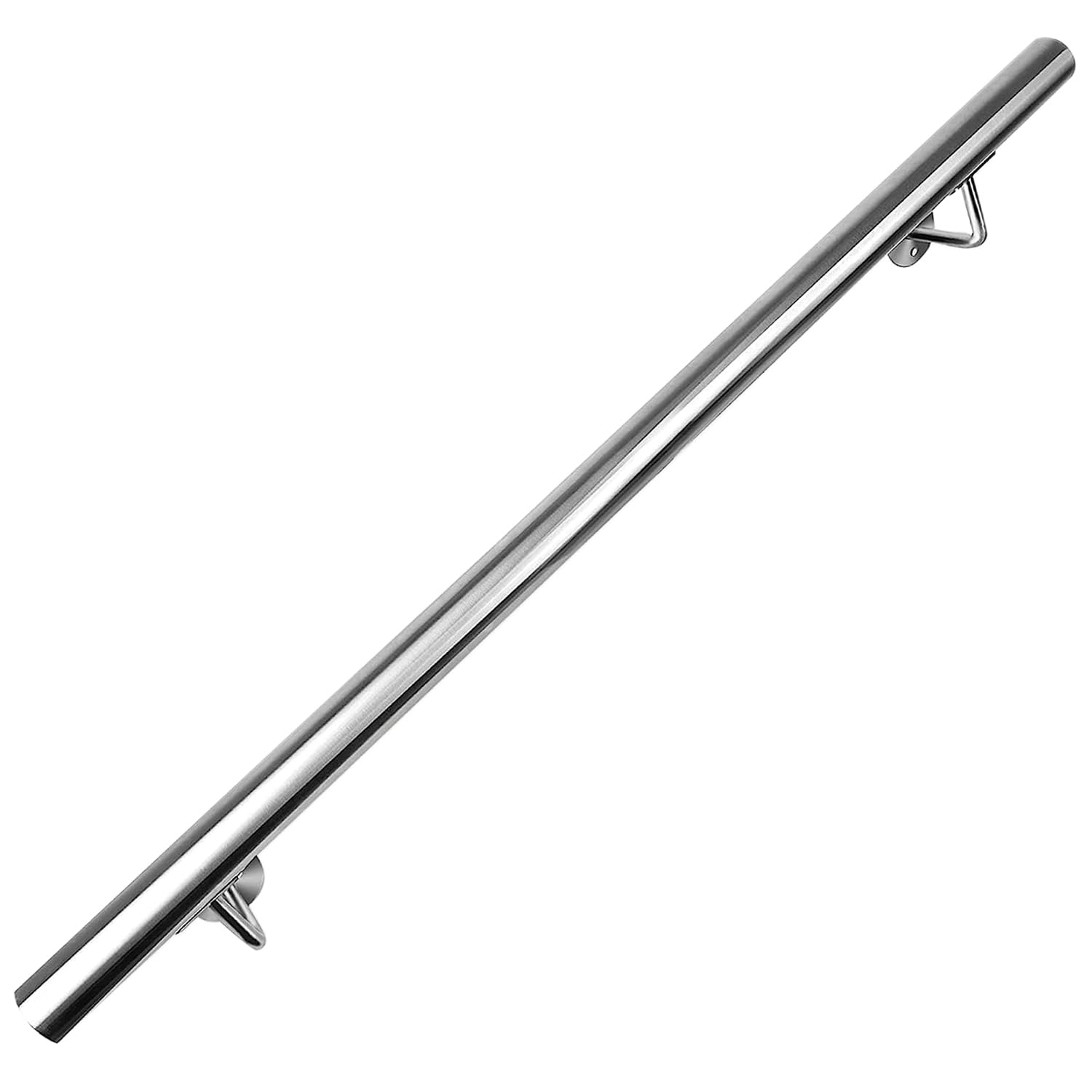 CAVATINY Stainless Steel Handrail Railing for Stairs Parapet Balcony - Wall Handrail Wall Mount - Indoor and Outdoor Handrail Railing Stair Railing Stainless Steel (80 cm)