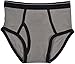 Trimfit Boys Soft 100% Cotton Tagless Briefs (8-Pack) Navy/Grey