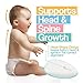Newborn Baby Pillow, Memory Foam Cushion for Flat Head Syndrome Prevention and Head Support