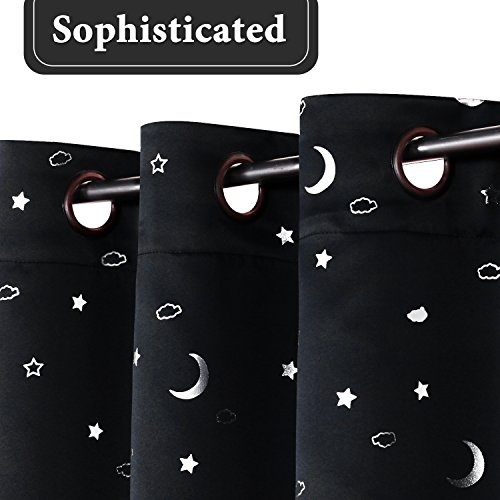 H.VERSAILTEX 100 Blackout Curtains Thermal Insulated Room Darkening