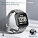 KIMILAR Bracelet Bands Bling Bands Compatible with Fitbit Versa/Versa 2 Metal Bands, Women Stainless Steel Rhinestones Replacement Strap Jewelry Bracelet Wristbands with Adjustable Lock