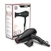 BERTA Professional Hair Dryer 1875W Negative Ions Hair Blow Dryer Far Infrared Heat 2 Speed and 3 Heat Setting AC Motor (Standard version)
