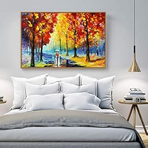 Floating Framed Canvas Wall Art for Living Room, Bedroom Scenery Canvas Prints for Home Decoration Ready to Hang - 16x24 inches