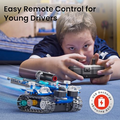 Sillbird Technic Robot for Kids Boys Age 8-13, 5-in-1 Building Toy with Programmable App, Birthday or Christmas Gift (596 Pieces)