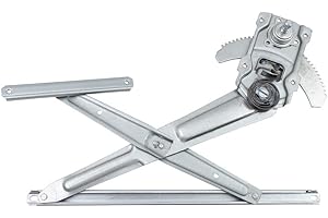 AutoandArt Replacement Drivers Front Manual Window Lift Regulator Compatible with 89-95 Pickup Truck 90-95 4Runner without Vent Window 6980235010