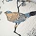 Brandream Bird Bedding King American Country Style Comforter Set King Size 100% Cotton Quilt Set Reversible
