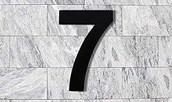 QT Modern House Number - EXTRA LARGE 10 Inch BLACK