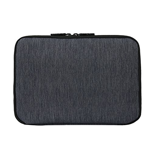 BUBM Travel Cable Organizer, Universal Electronic Accessories Bag Gear Storage Bag for Cord, USB Flash Drive, Earphone and More, Perfect Size for iPad Mini (Medium, Black)