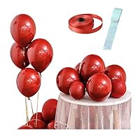 LLAMEVOL Latex Balloon 100 Pack Red Balloons for Birthday Party Wedding Anniversary Decorations