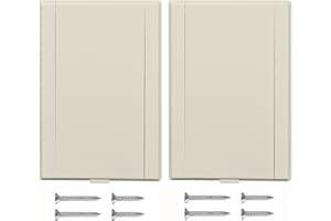 HASMX 775590A Central Vacuum Inlet Valve Plate, Low Voltage Wall Inlet Valve Replacement for Central Vacuum Systems - Almond (2-Pack)