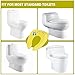 Gimars Nonslip Silicone Pads Portable Folding Travel Baby Toddler Potty Training Seat Cover with Carry Bag for Kids, Yellow