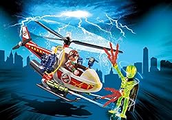 PLAYMOBIL Venkman with Helicopter Building Set