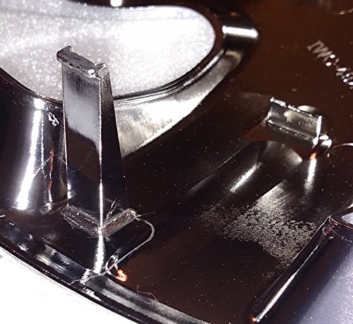 Set of 4 Silver 16 Inch 7 Spoke Replacement Honda Civic Hubcaps w/ Bolt On Retention System - Aftermarket: IWC452/16S