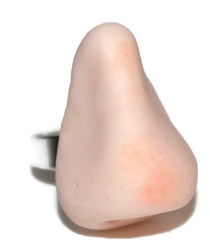 Fake Nose Ring Realistic Looking Joke Prank Adjustable Gag