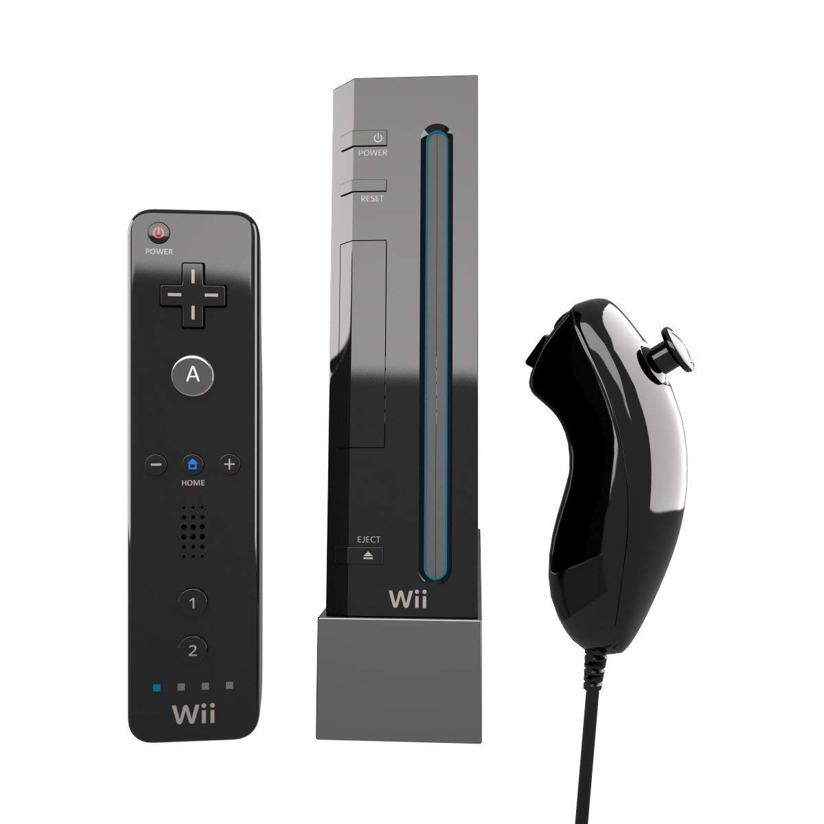 Nintendo Wii Console Black (Renewed)
