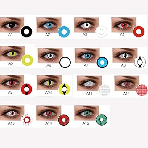 Declare Men Women Soft Colored Cosmetic Contact Lenses Cosplay Costume Eyes Makeup 1 Pair