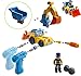 WolVol 3-in-1 Construction Bulldozer Dump Excavator Take-A-Part Truck Toy with Drill and Tools, Lights and Music, Bump and Go Action