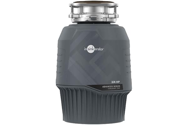 InSinkErator Garbage Disposal, Evolution 3/4 HP EZ Connect Continuous Feed Garburator