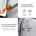 Lunch Bag for Men, Insulated Large Lunch Bag, Women, Reusable Waterproof Cooler Bag, Double-sewn, Waterproof, 600D Oxford Fabric, Large Mesh Side Pockets, Detachable Shoulder Strap