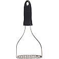 GIR: Get It Right Potato Stainless Steel Masher, Perforated, Black