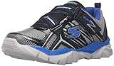 Skechers Kids Electronz Sneaker (Little Kid/Big Kid), Black/Royal, 4 M US Big Kid