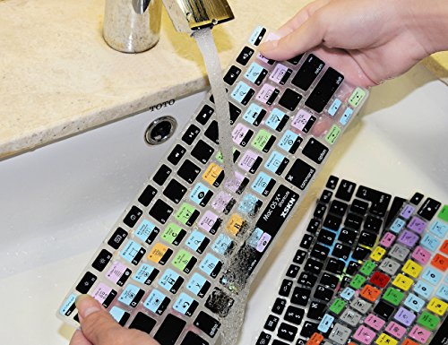 XSKN OS X Shortcuts Keyboard Skin Cover for MacBook 13 15 17 US Version
