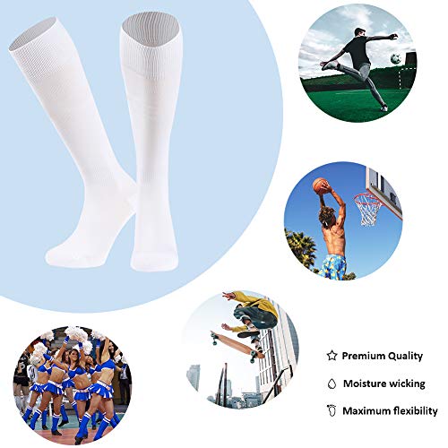 image for Men's Soccer Socks,Compression Socks Above Knee Women,Ristake Over the