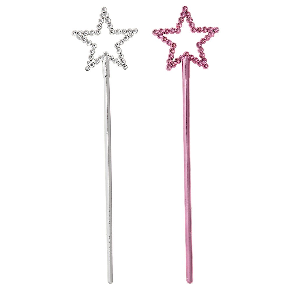 Mini Star Wands - Assorted Magical Party Props - Perfect for Parties, Gifts & Pretend Play - 8ct