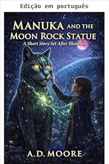 Livro Manuka e a estátua de pedra lunar (Série Lua Rosa)