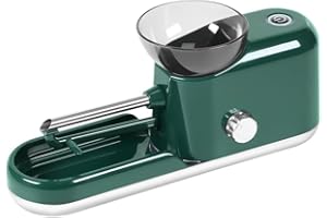 KUGUAN Cigarette Rolling Machine Electric Automatic Injector Tobacco Roller Maker Portable Good for Regular King Size 8mm Tube (Green)