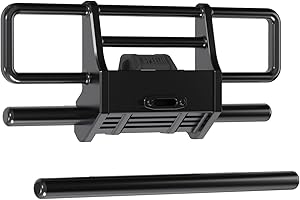 SPEELIK Aluminum Front & Rear Bumper for Traxxas 1/18 TRX4M High Trail K10 Upgrade Parts RC Crawler Car