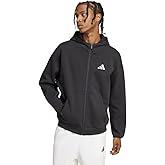 adidas Men's Future Icons Small Logo Full-Zip Hoodie