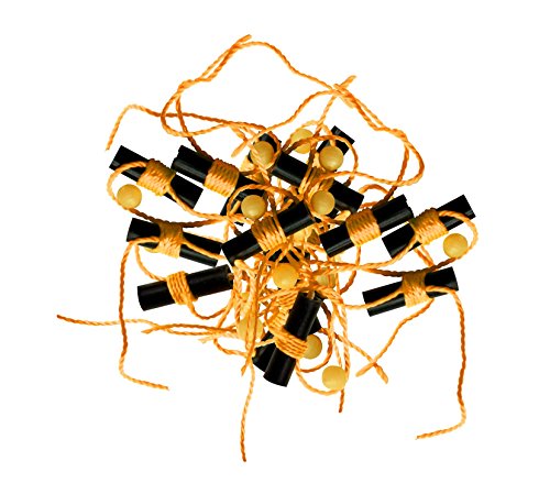 Rod-N-Bobb's Bobber Stops & Beads - Orange - 15 Pack