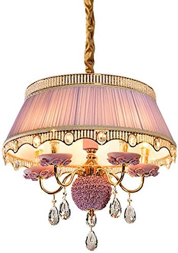 Europaischen Stil Kinderzimmer Kristall Kronleuchter Madchen Prinzessin Zimmer Schlafzimmer Beleuchtung Franzosisch Palast Keramik Lampen Color Pink Amazon De Beleuchtung