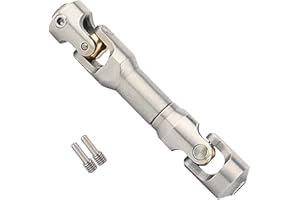 ZXYRC Universal Joint Internal Spline Hardened Metal Drive Shaft for 1/10 AXAIL SCX10 TRX4 SCX10 II RGT86100 TF2 D110 Redcat Gen8 RC Crawler Car Upgrade Part (68-86mm)