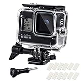 Waterproof Housing Case for GoPro Hero 8, 60M Diving Protective Housing Shell for Gopro Hero 8 Black Action Camera, Underwater Waterproof Protective Case with Quick Release Mount and Thumbscrew