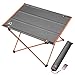 Terra Hiker Camping Table, Folding Picnic Table, Hiking Table with Strong Aluminum Frame for Outdoor, Assemble in 30s
