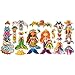 T. S. Shure Daisy Girls Mermaids Wooden Magnetic Dress-Up Dolls
