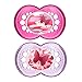 MAM Original Baby Pacifier, Nipple Shape Helps Promote Healthy Oral Development, Sterilizer Case, 2 Pack, 16+ Months, Camo/Girl