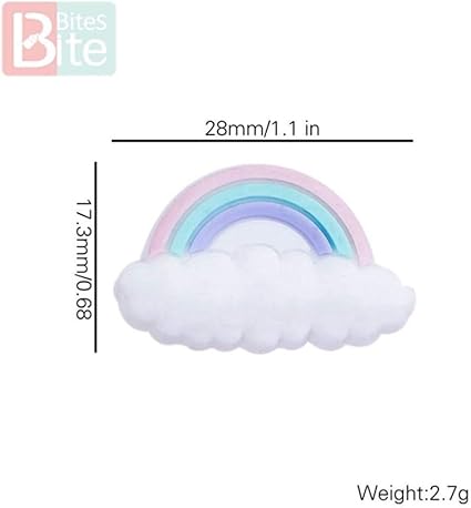 rainbow teeth from pacifier