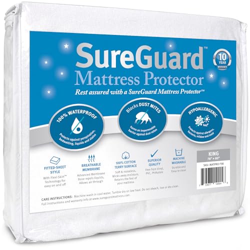 SureGuard Cotton Terry Mattress Protector